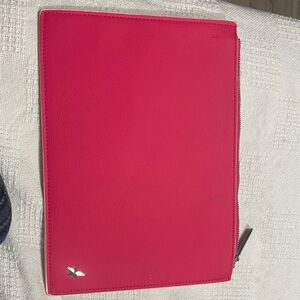 Angel Pink Star Patterned Clutch